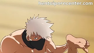 Straight ninja men dared respecting the feeling forward anal beast knowledge with each other! - Kakashi X Asuma